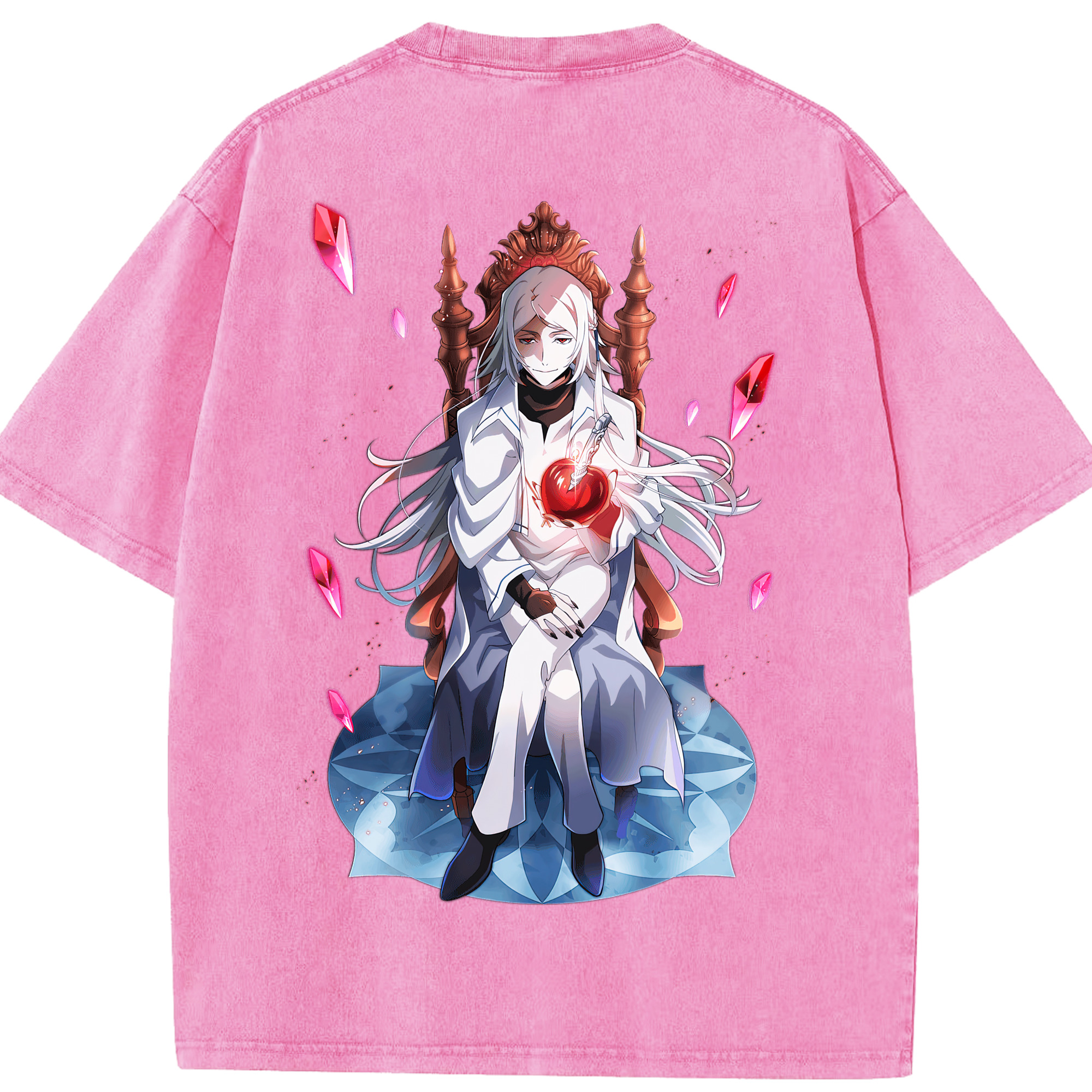（画像用） 文豪ストレイドッグス Bungo Stray Dogs 綿100% ヴィンテージ風 半袖Tシャツ（背面プリント）